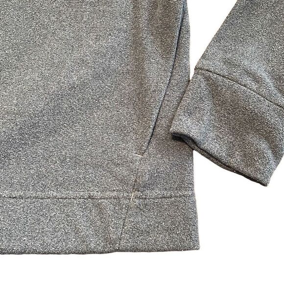 Adidas gray fleece pullover hoodie with roomy zip pockets size M - Picture 9 of 13